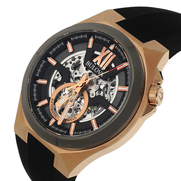 Reloj Bulova para caballero modelo Mechanicals.
