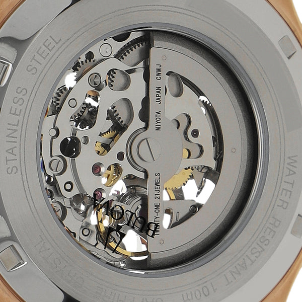 Reloj Bulova para caballero modelo Mechanicals.