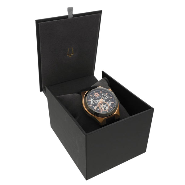 Reloj Bulova para caballero modelo Mechanicals.
