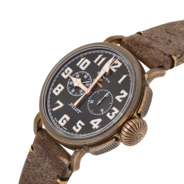 Reloj Zenith para caballero modelo Pilot type 20 Chronograph Cohiba.