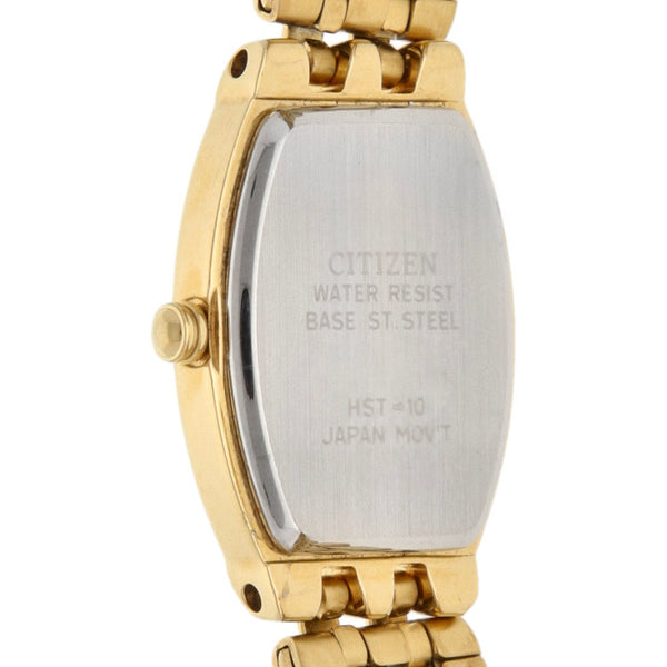 Reloj Citizen para dama en acero chapa.