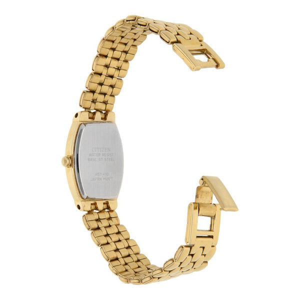 Reloj Citizen para dama en acero chapa.