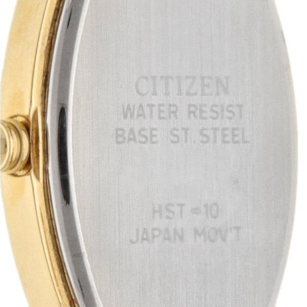 Reloj Citizen para dama en acero chapa.