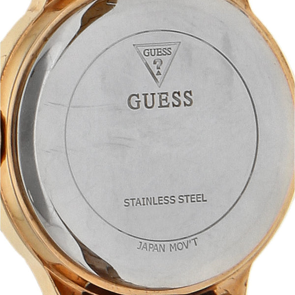 Reloj Guess para dama en acero chapa.