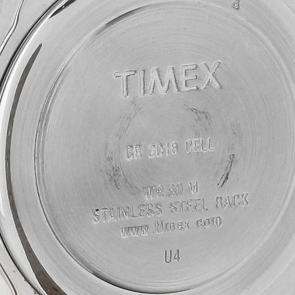 Reloj Timex para caballero en acero inoxidable y cuero.