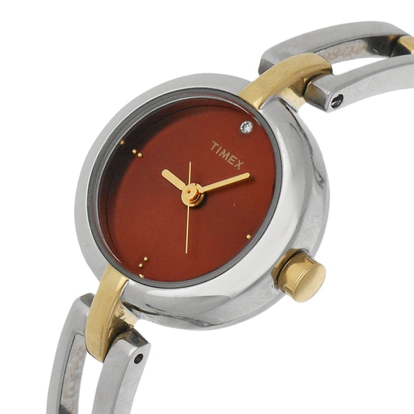 Reloj Timex para dama en acero/Chapa.