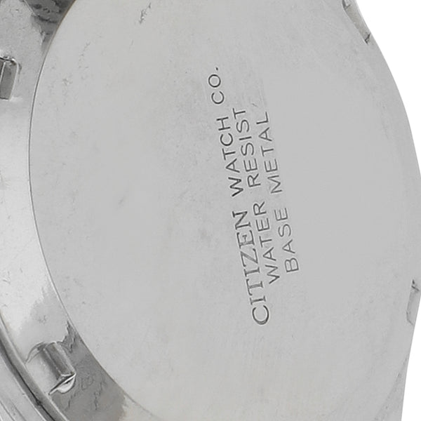 Reloj Citizen para caballero en acero chapa.