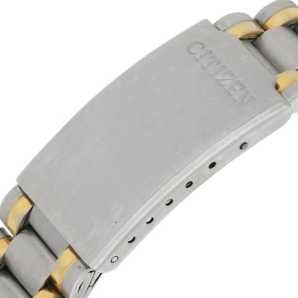 Reloj Citizen para caballero en acero chapa.