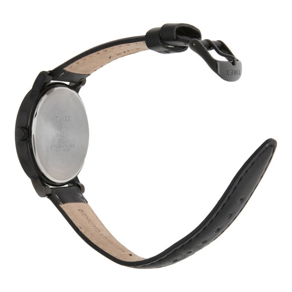 Reloj Timex para caballero en acero y cuero.