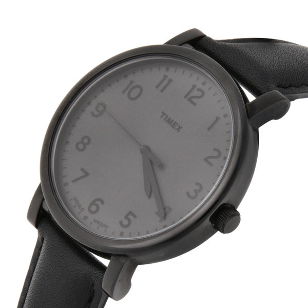 Reloj Timex para caballero en acero y cuero.