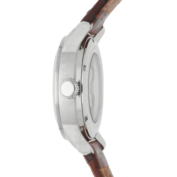 Reloj Timex para caballero acero y cuero.