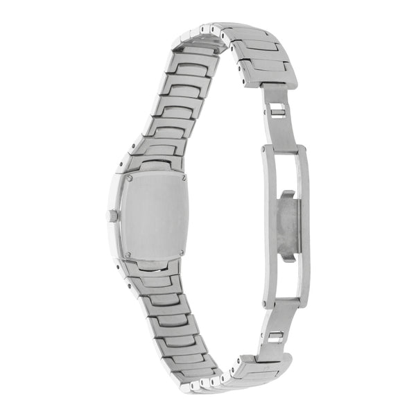 Reloj Bulova para dama en acero inoxidable.