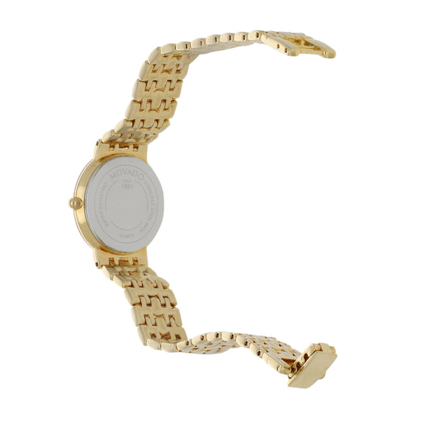 Reloj Movado para dama en acero / Chapa.
