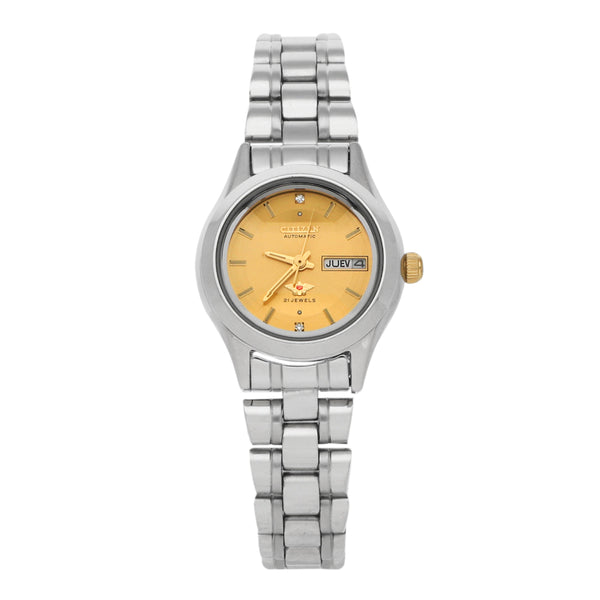 Reloj Citizen para dama en acero inoxidable.