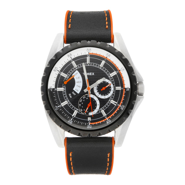 Reloj Timex para caballero en acero caucho.