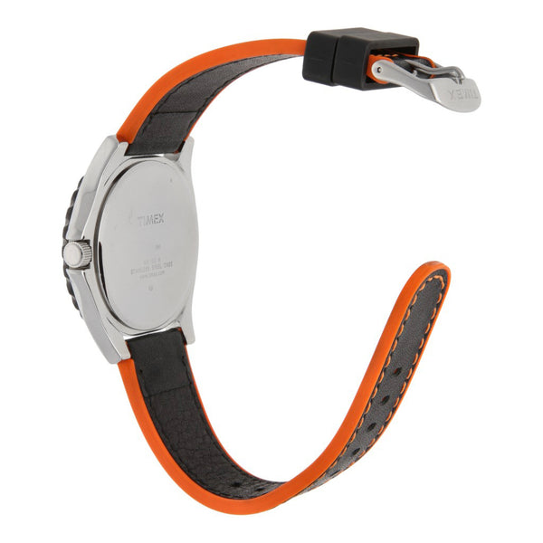Reloj Timex para caballero en acero caucho.