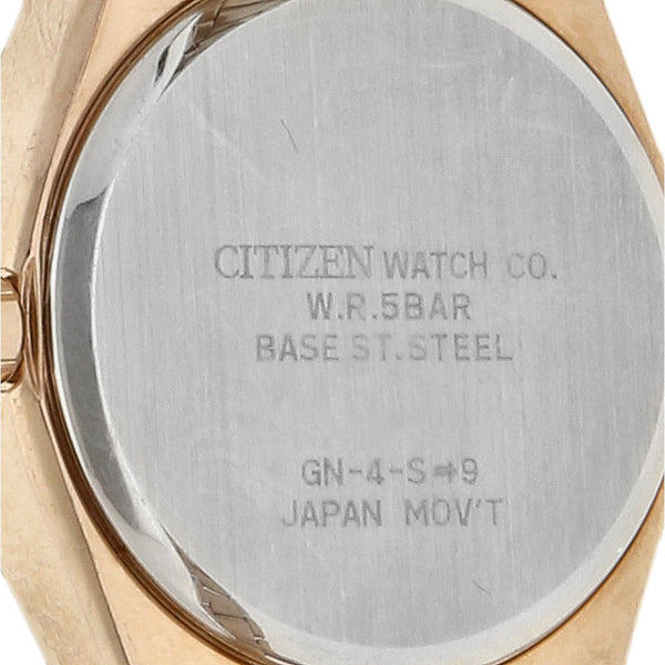 Reloj Citizen para dama en acero chapa.