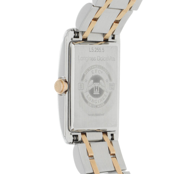Reloj Longines para caballero / unisex modelo Dolce Vita vistas oro rosa 18 kilates.