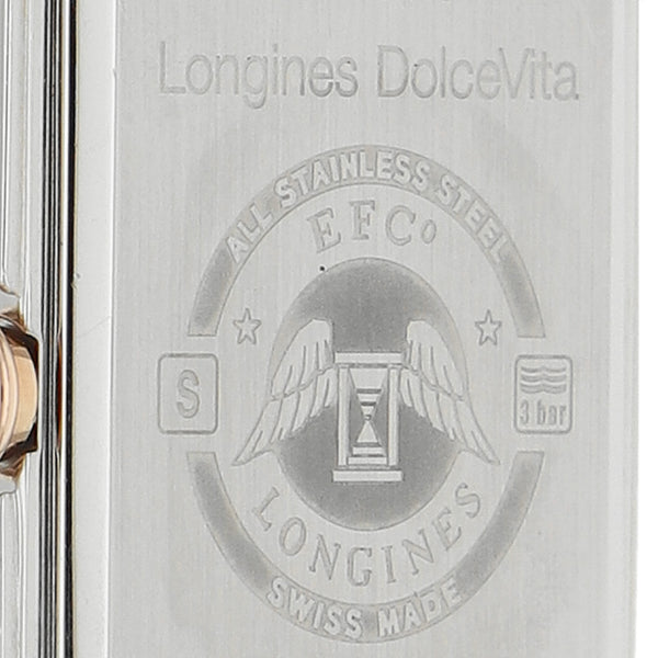 Reloj Longines para caballero / unisex modelo Dolce Vita vistas oro rosa 18 kilates.