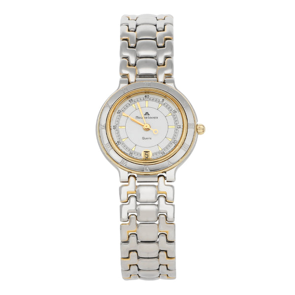 Reloj Maurice Lacroix para dama en acero vistas chapa.