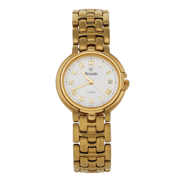 Reloj Nivada para dama acero/Chapa.