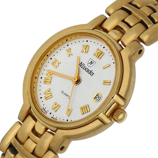 Reloj Nivada para dama acero/Chapa.