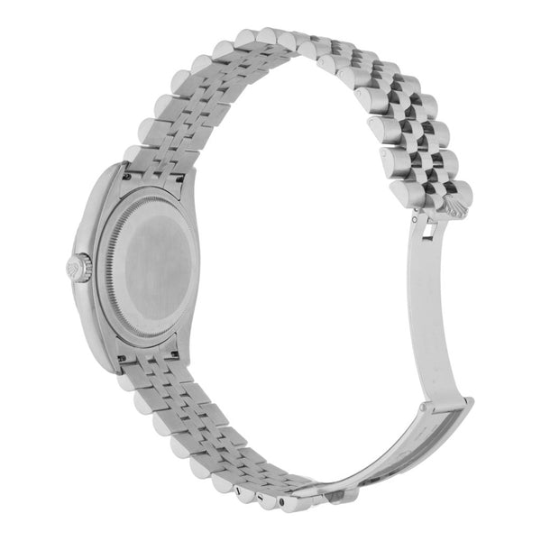 Reloj Rolex para caballero modelo Oyster Perpetual DateJust bisel en oro blanco 18 kilates.