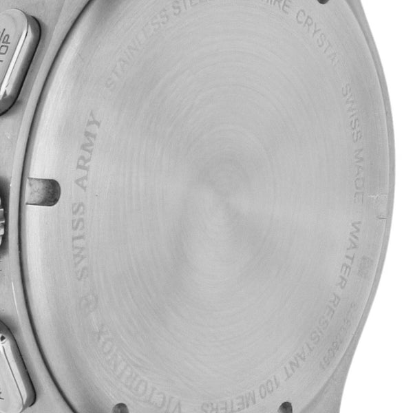 Reloj Victorinox Swiss Army para caballero en acero y cuero.