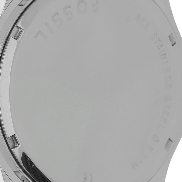 Reloj Fossil para caballero en acero y caucho.