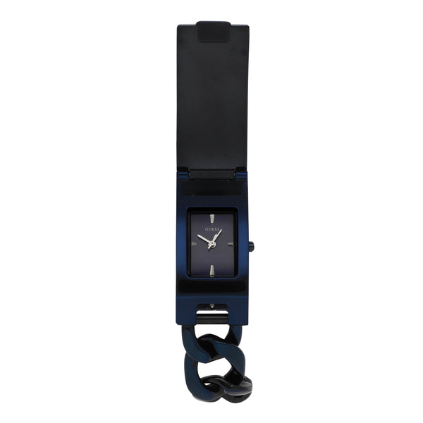 Reloj Guess para dama en acero pavonado.