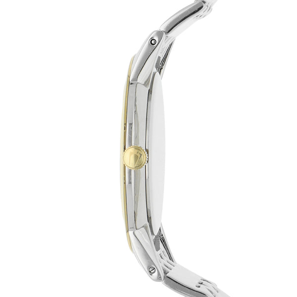 Reloj Bulova para caballero en acero chapa.