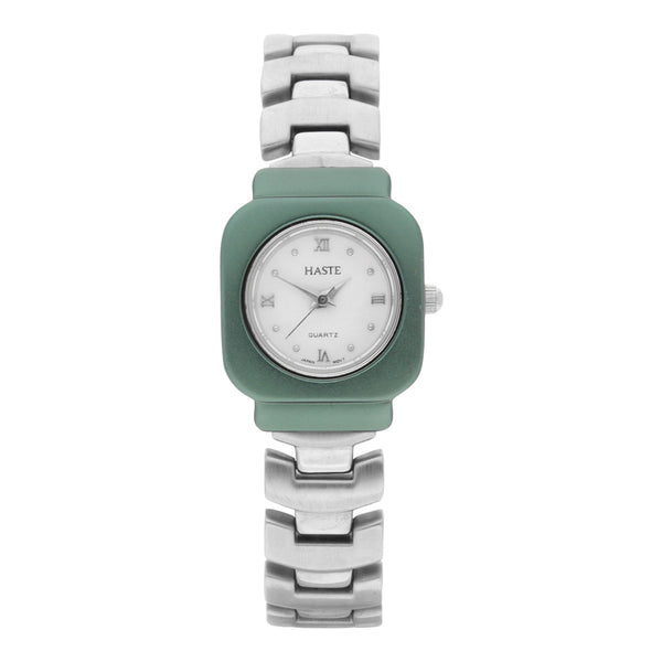 Reloj Haste para dama en acero inoxidable.