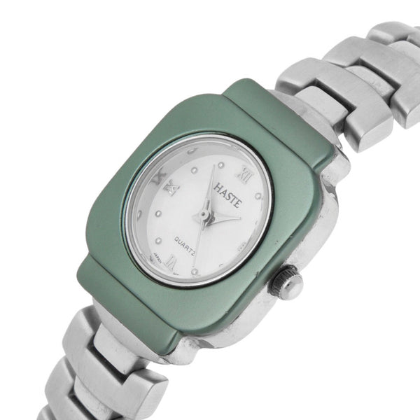 Reloj Haste para dama en acero inoxidable.