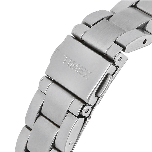 Reloj Timex para dama en acero inoxidable.