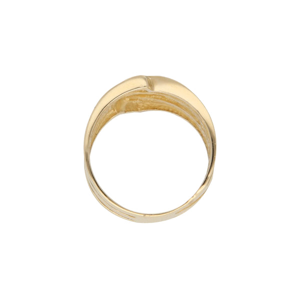 Anillo calado en oro amarillo 14 kilates.