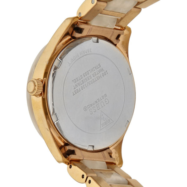 Reloj Guess para dama en acero y resina.