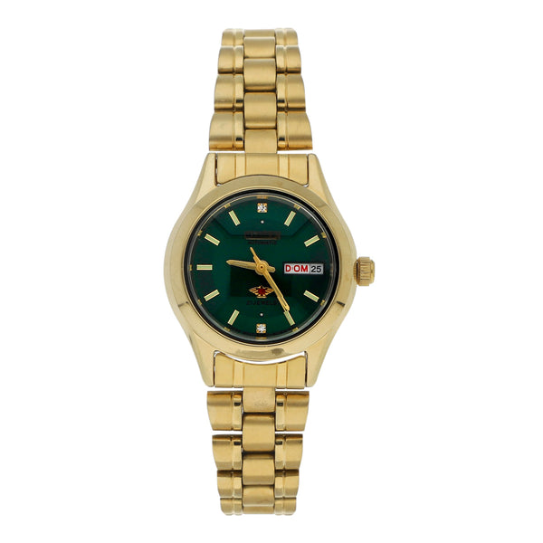 Reloj Citizen para dama en acero chapa.