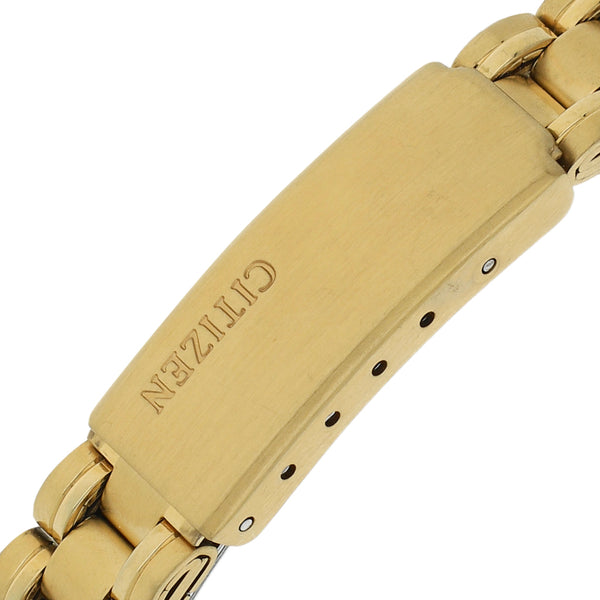 Reloj Citizen para dama en acero chapa.