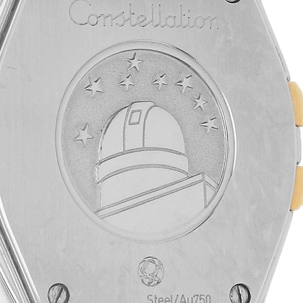 Reloj Omega para dama modelo Constellation vistas en oro amarillo 18 kilates.