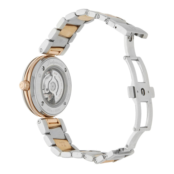 Reloj Omega para dama modelo Ladymatic vistas en oro rosa 18 kilates.