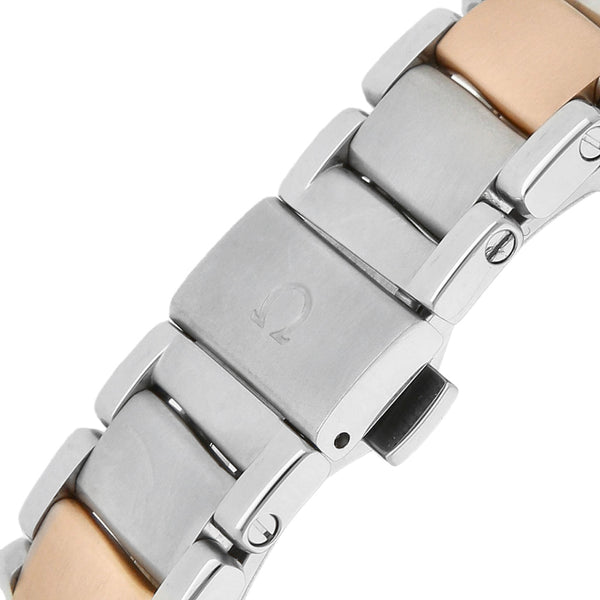 Reloj Omega para dama modelo Ladymatic vistas en oro rosa 18 kilates.