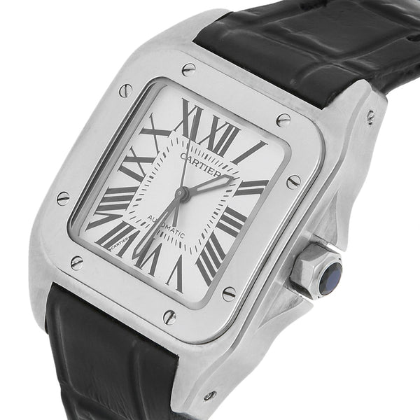 Reloj Cartier para caballero modelo Santos 100.