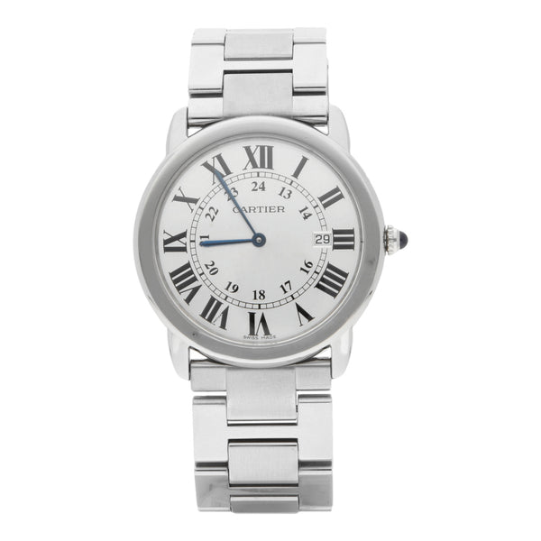 Reloj Cartier para caballero modelo Santos Ronde.