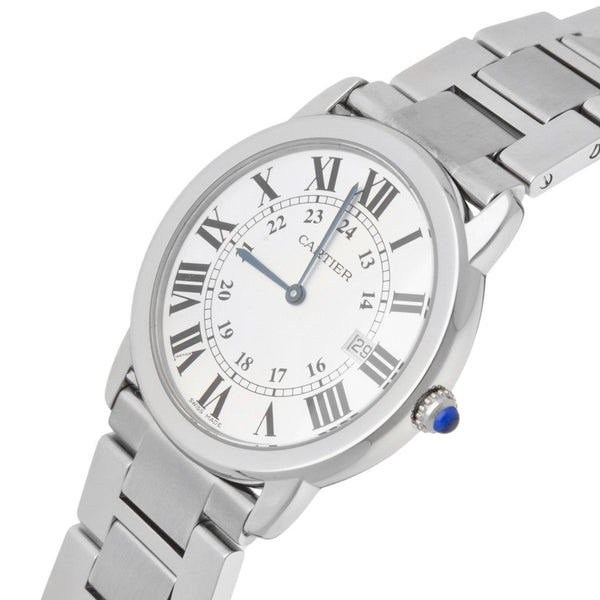 Reloj Cartier para caballero modelo Santos Ronde.