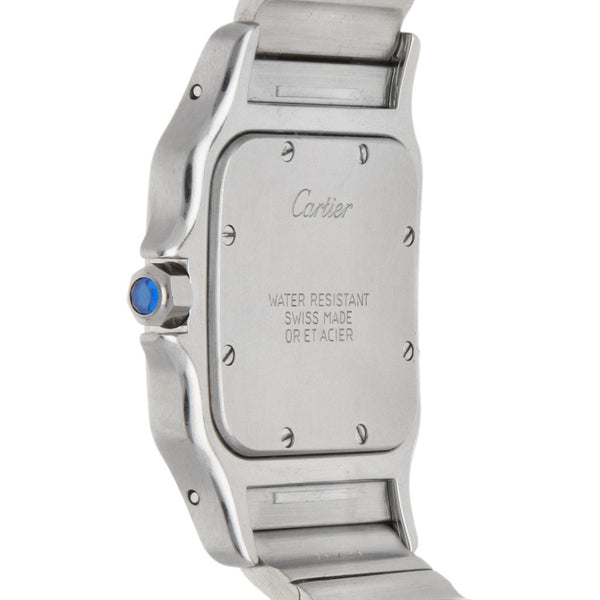 Reloj Cartier para dama/unisex modelo Santos vistas en oro amarillo 18 kilates.