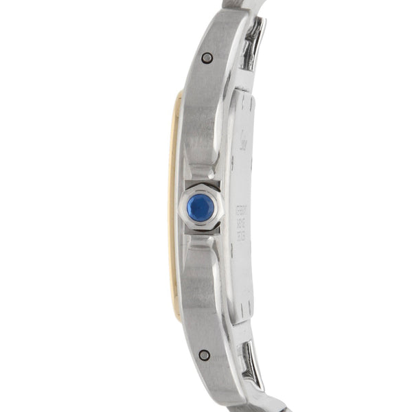 Reloj Cartier para dama/unisex modelo Santos vistas en oro amarillo 18 kilates.