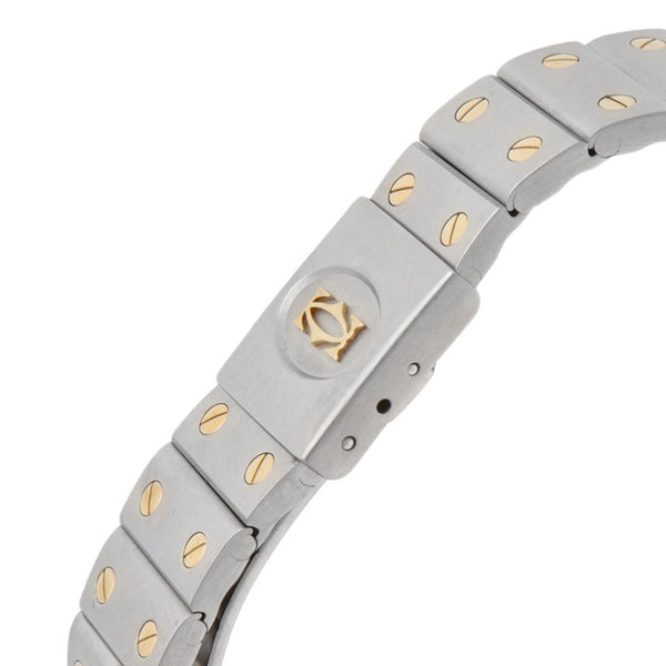 Reloj Cartier para dama/unisex modelo Santos vistas en oro amarillo 18 kilates.