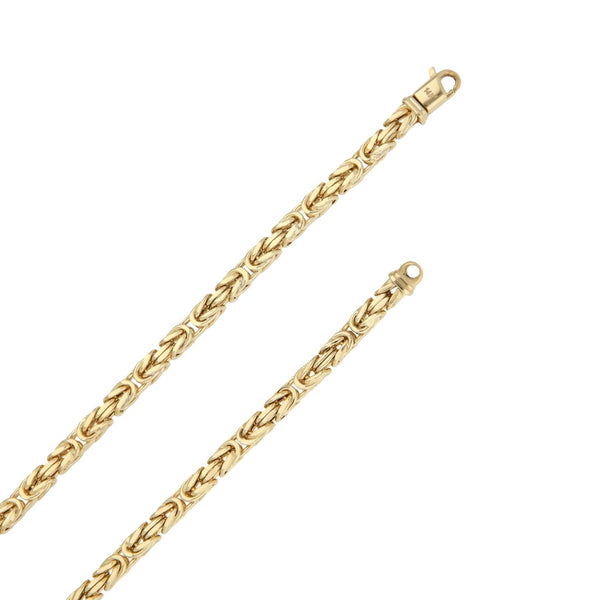 Collar eslabón articulado en oro amarillo 14 kilates.