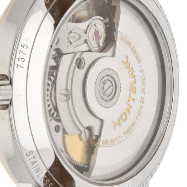 Reloj Montblanc para dama modelo Tradition vistas en oro rosa 18 kilates.