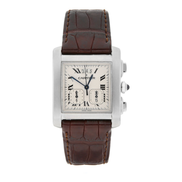 Reloj Cartier para caballero modelo Tank Francaise.